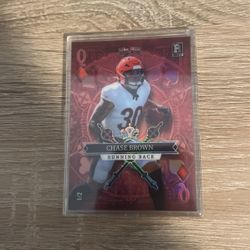 1/2 Rookie Chase Brown 