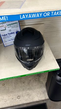 Bilt Full-Face Motorcycle Helmet Matte Black