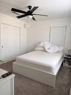 IKEA queen Malm bed frame