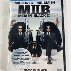 Men in Black II DVD 2002 2-Disc Set Special Edition Full Screen Factory Sealed