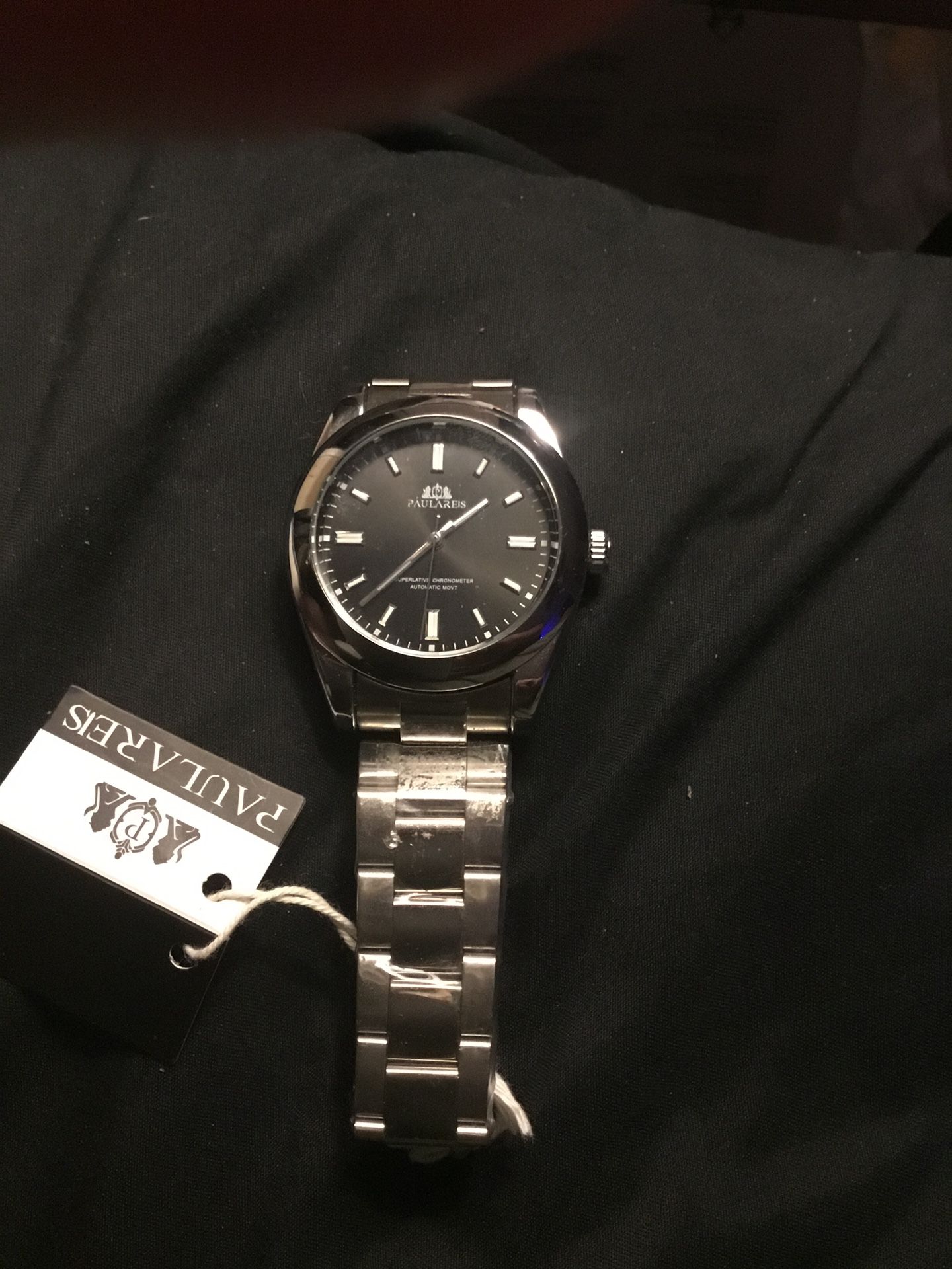 New Men's Paularies Automatic Mechanical Watch