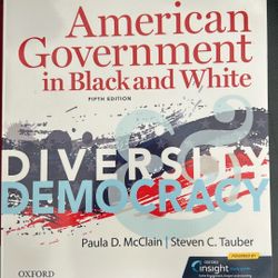 American Government In Black And White 5th Edition
