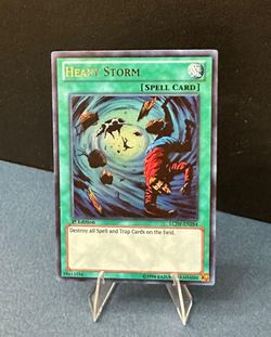 Heavy Storm Ultra Rare 1st Edition Legendary Collection 4 Joey's World LCJW Yugioh Card