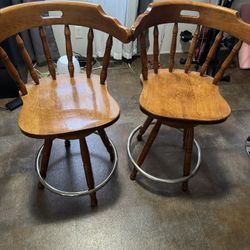 Stool Chairs Vintage Swivel 