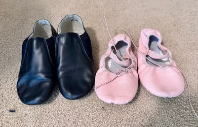 Kids ballet & jazz shoes - size 1