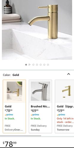 Gold Faucet