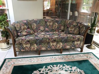 Antique Solid Wood Couch