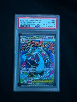 mega charizard x promo grade 8