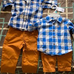 Carter’s 6 And 18 Month Old sets