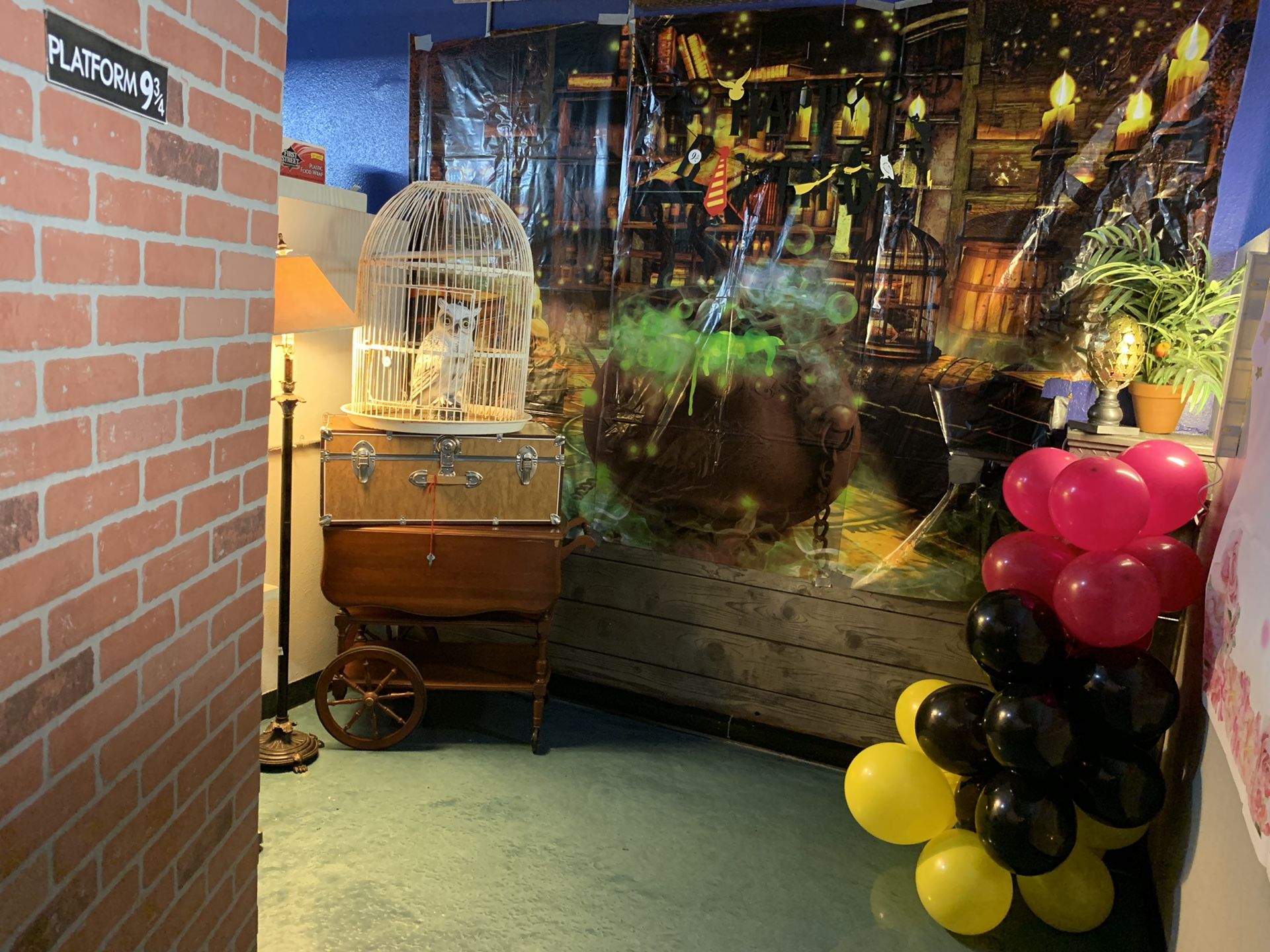 Harry Potter⚡️ photo Booth set up for party’s