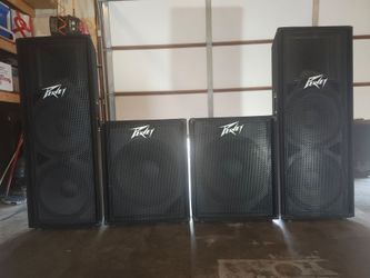 Peavey PV118 18" Subs & PV215 Dual 15" Tower