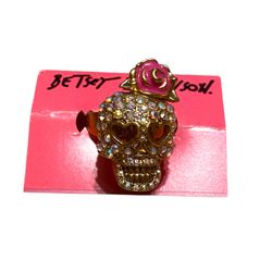 Betsy Johnson Sugar Skull Approximate Size 7