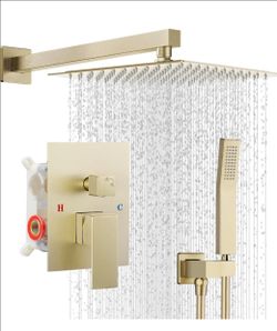 Shower system gold