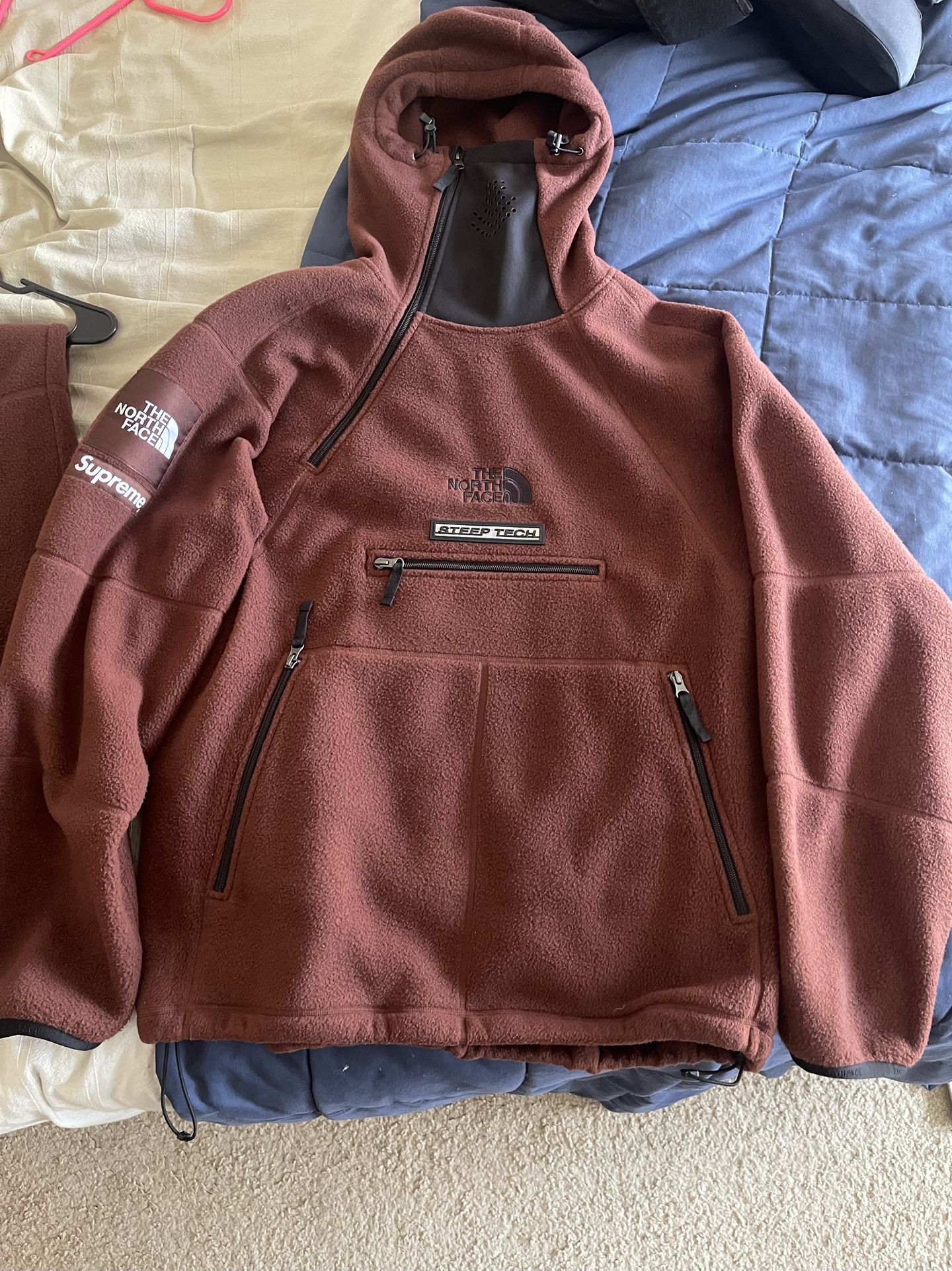 SUPREME x THE NORTH FACE STEEP TECH FLEECE PULLOVER “BROWN”