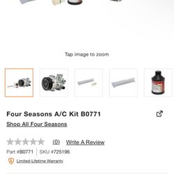 2012 Toyota Corolla AC Compressor Kit