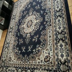 Artistic Traditional Design Blue Area Rug For Large Room Of Size   15x12 