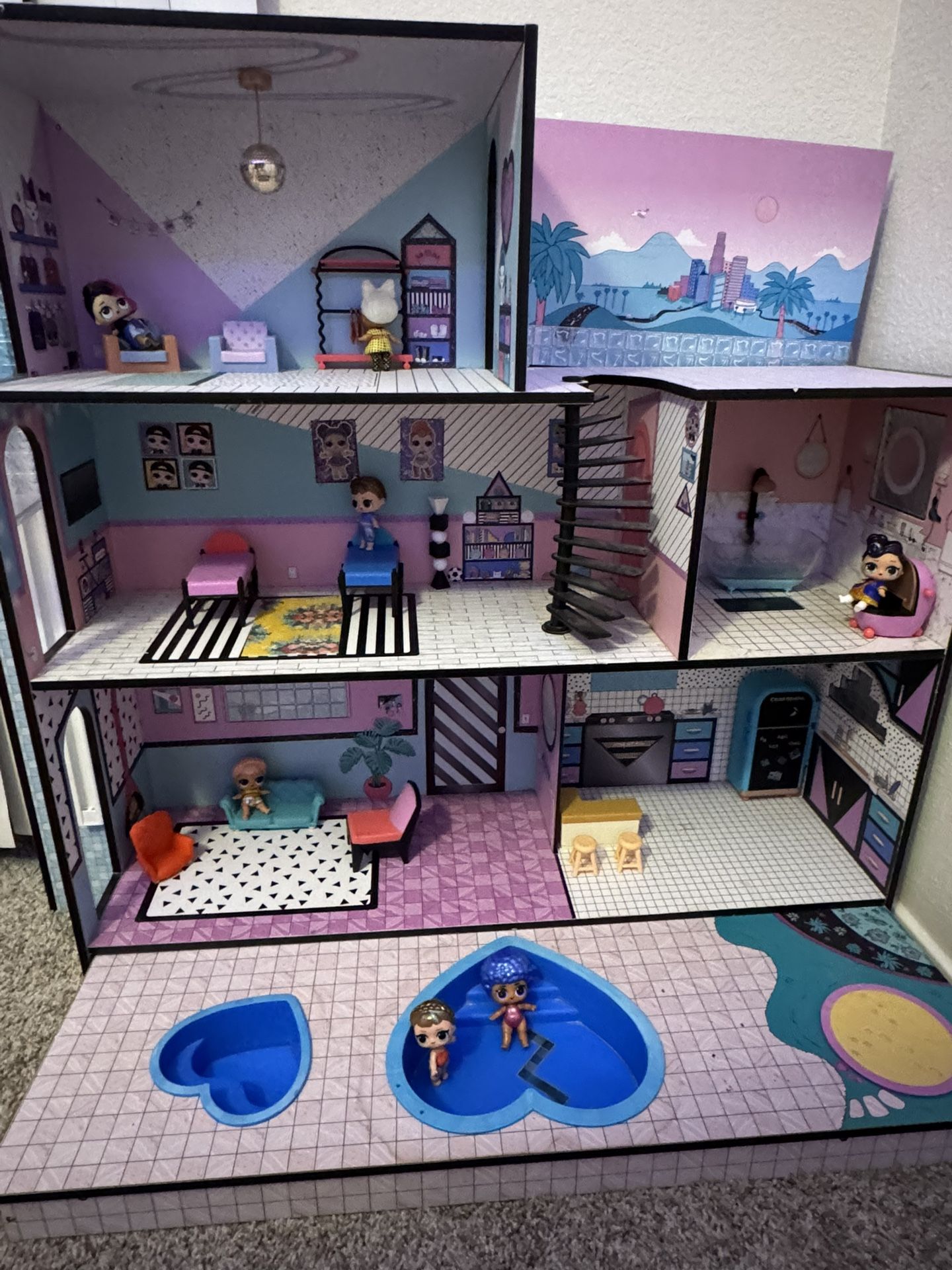 LOL Doll House with Accessories