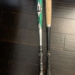Baseball bats each& equipments