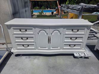 Large White Dresser