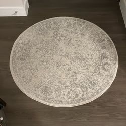 circular modern rug 