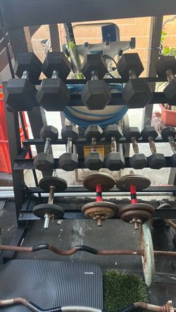 Dumbbell set up