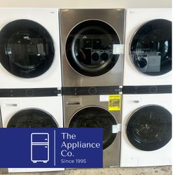LG Stacked Washer Electric Dryer Set WashTower