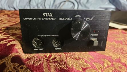 Stax SRM‑1 Mk2 Electrostatic Driver – Excellent Condition
Price: $400