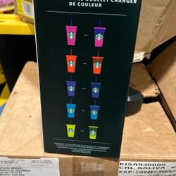 Starbucks color changing cups
