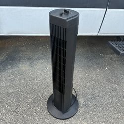 Mainstays 3-Speed Oscillating Tower Fan, Black