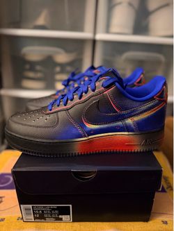 Nike Air Force 1 Low Retro Heat Map Black Racer Blue Size 10.5 $200