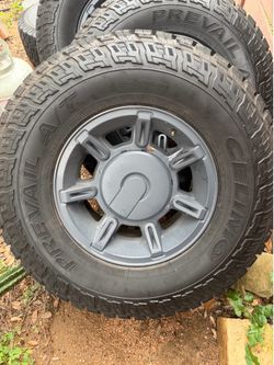 LT315/70R17 tires and Hummer H2 wheels