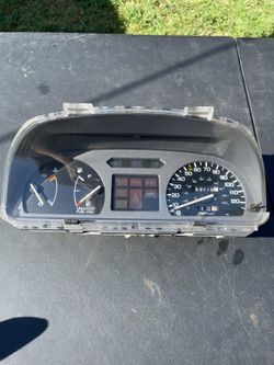 Honda Civic Hatchback 5 Speed 91 Instrument Cluster OEM (153K Miles)