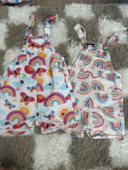 Jean Shortalls Kids Size 8-10