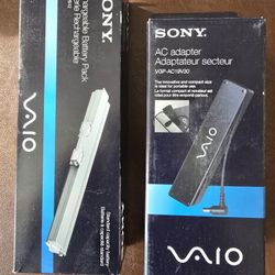 Sony Vaio Laptop Battery and Charger