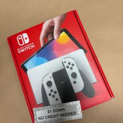 Nintendo Switch OLED Gaming Consoles New - Only $1 Today Pay The Rest Later! 
