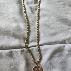 Gold  plated  chain