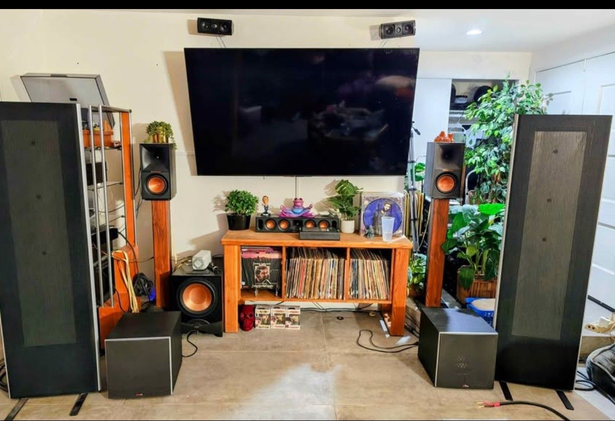 🔊 Audiophile Nirvana on a Budget: Magnepan MG1.7 Panels with Dual Polk Bass Punch! 🔊