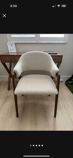 Upholstered Wood Chair