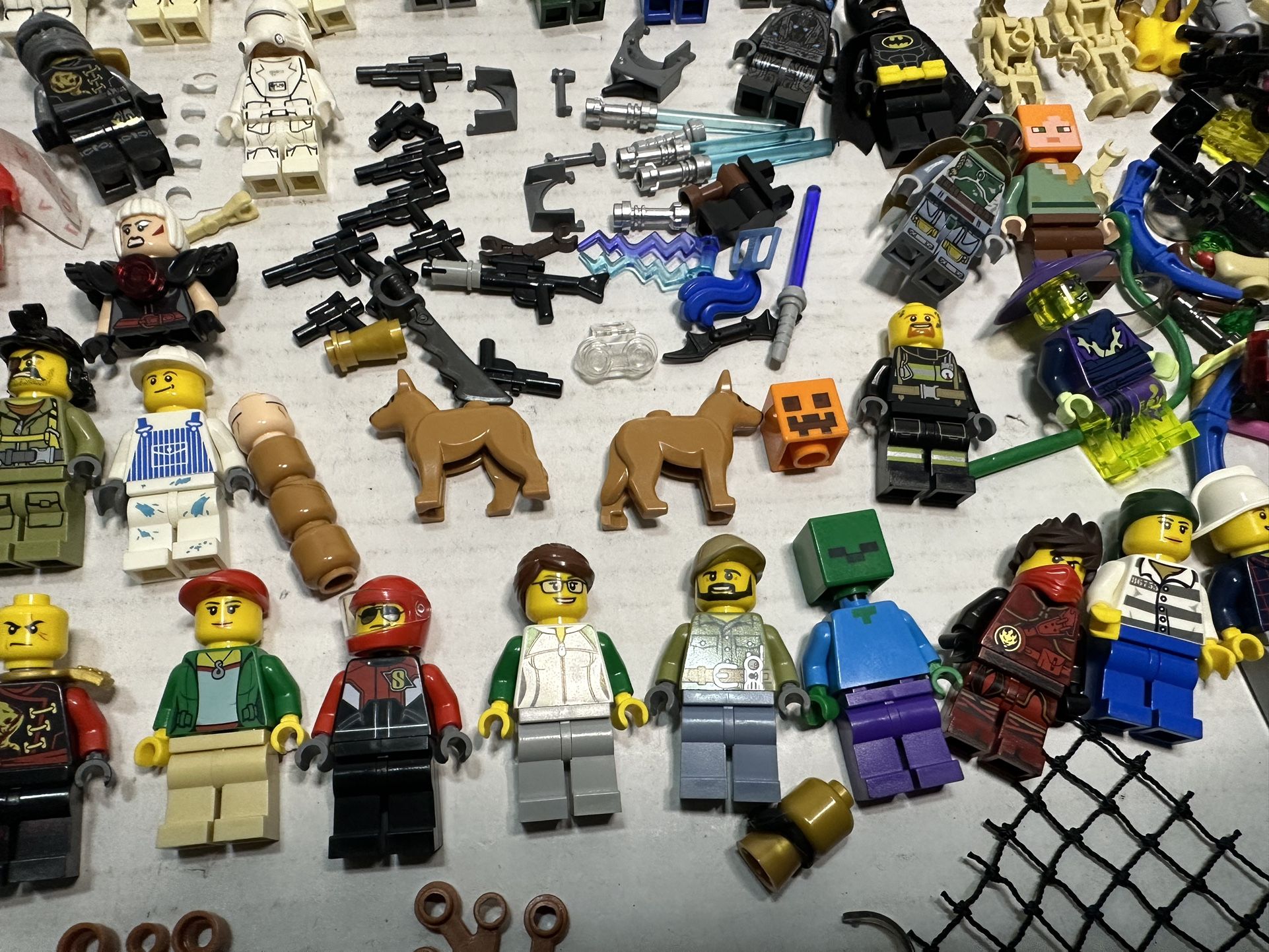 Lot of 20 lbs Lego with 100+ Minifigures