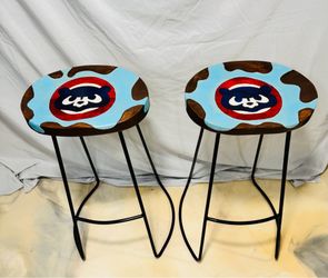 Chicago Cubs barstools
