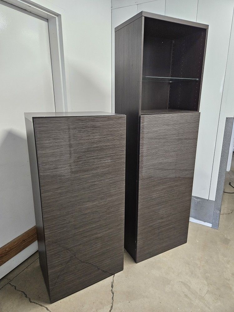 Ikea "Besta" Storage Cabinets w/ Adjustable Shelves