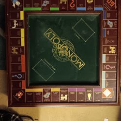 Franklin mint monopoly wooden board