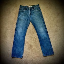  (#14) Levi’s Jeans Boys 18 Blue 514 Slim Straight Blue Denim