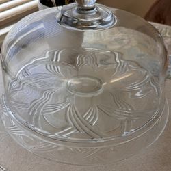 GLASS CAKE HOLDER 