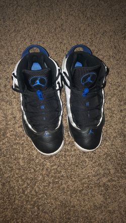 Black & Blue Jordan 6 Rings (Size 9)