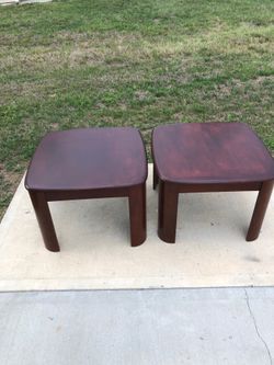 Matching modern end tables
