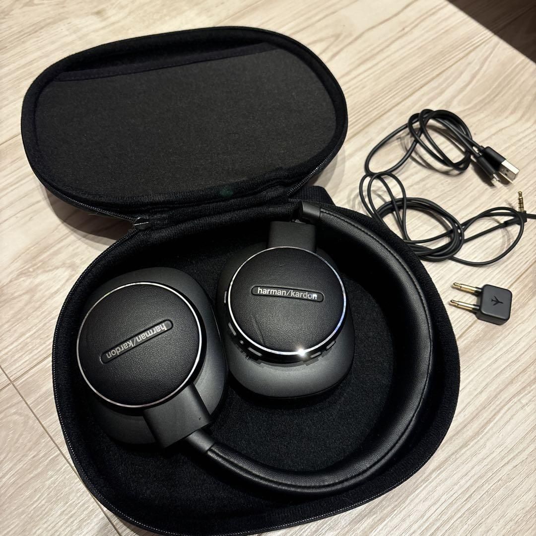 Harman Kardon FLY ANC Wireless Over Ear Headphones Black - Main Image