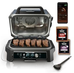 Ninja Woodfire ProConnect 20" 1760W Electric Outdoor Grill With Digital Display