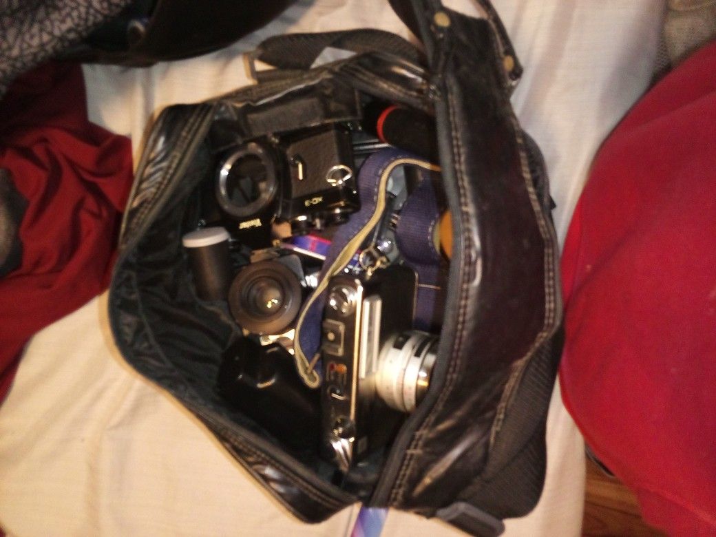 Bag Of Cameras &  Equipment 