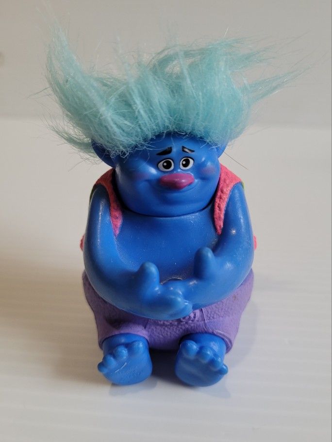 DreamWorks - The Trolls Movie - Biggie Blue 3" Tall.